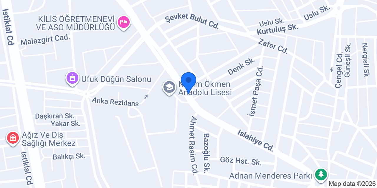 Kilis Çiçekçi konumu