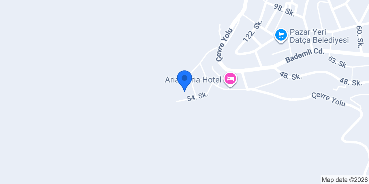 VİLLA DATÇAM konumu