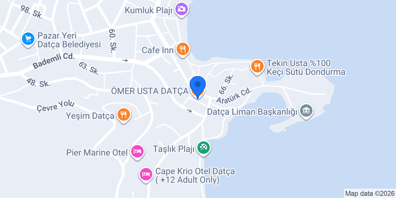 ÖMER USTA DATÇA konumu
