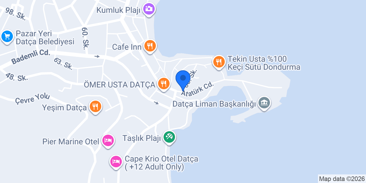 Sakin Otel konumu