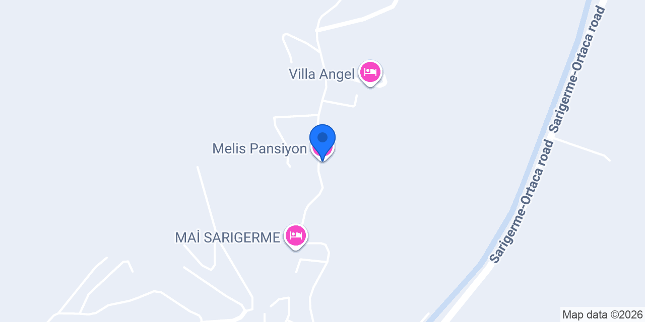 Melis Pansiyon konumu