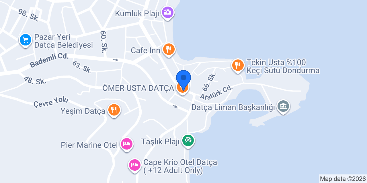 Hacı Ömer Baklava konumu