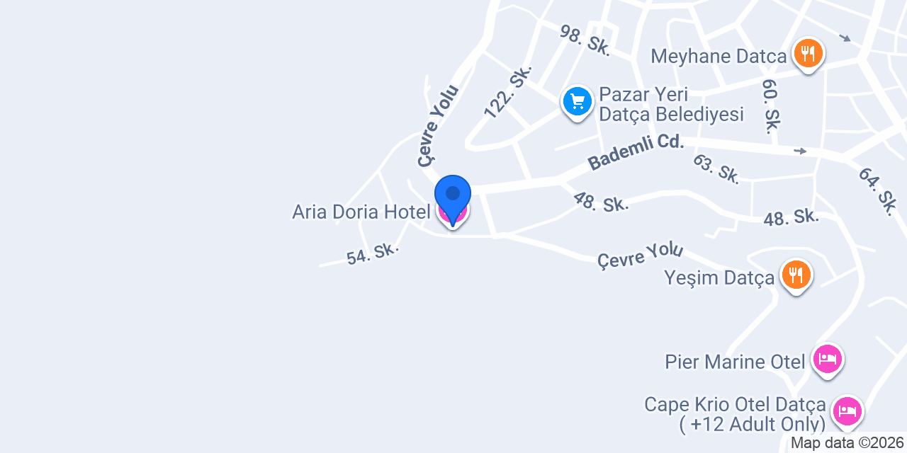 Aria Doria Hotel konumu