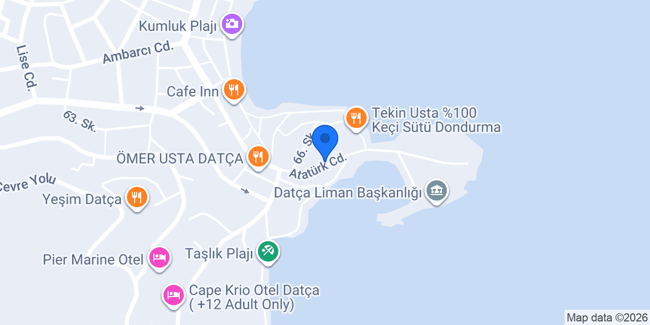 Ekim Pastanesi Datça konumu