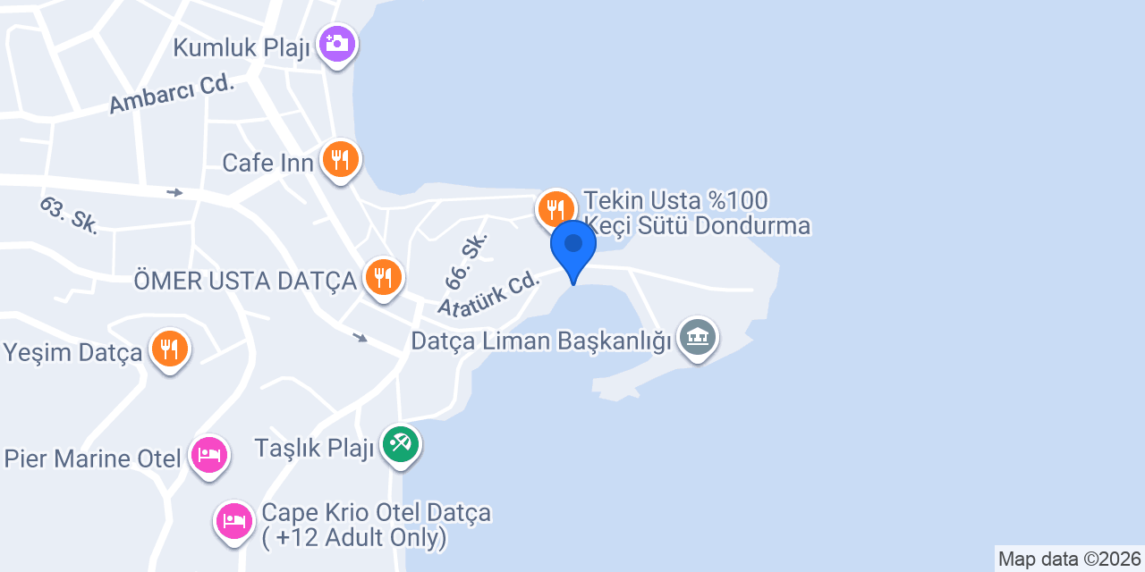BARAN TUR-DATÇA TEKNE TURU konumu