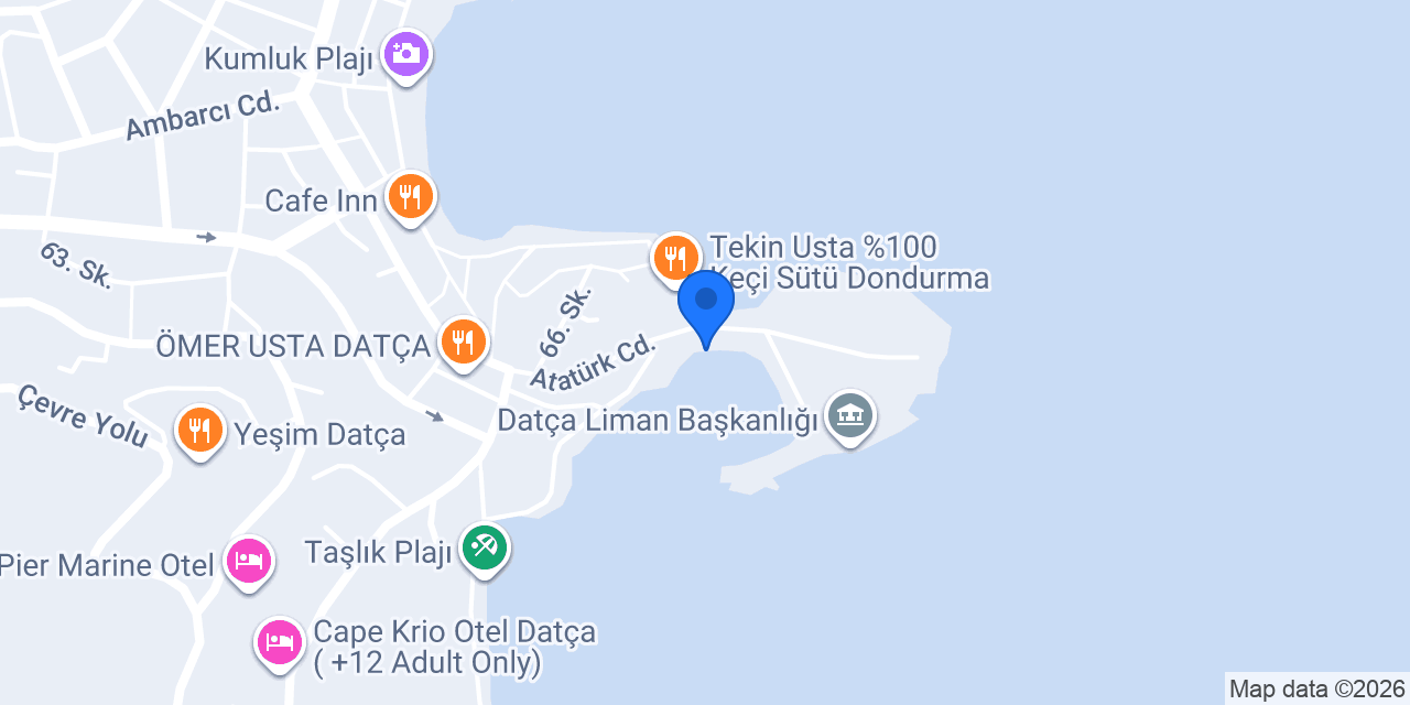 Datça Tekne Turları konumu