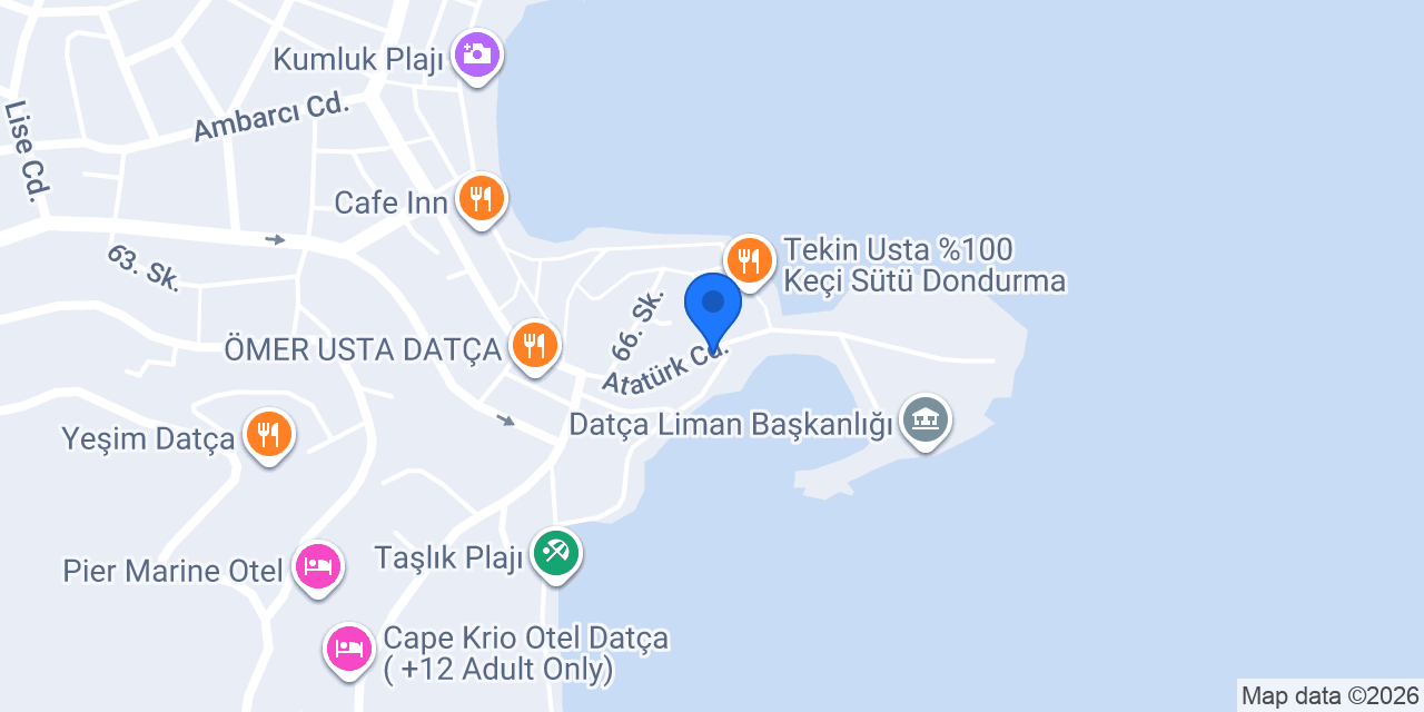 Küçük Ev Datça konumu