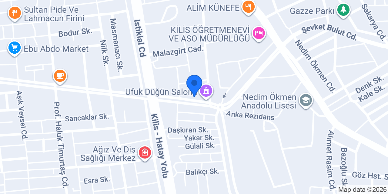 BUTİK APART konumu