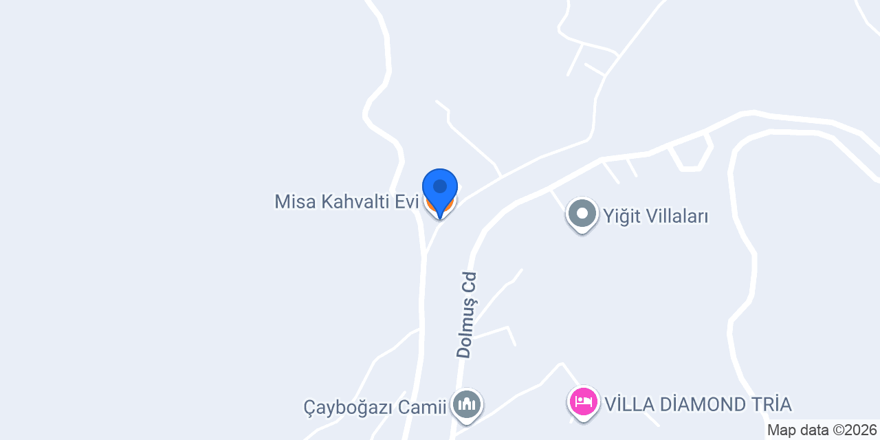 Misa Kahvalti Evi konumu