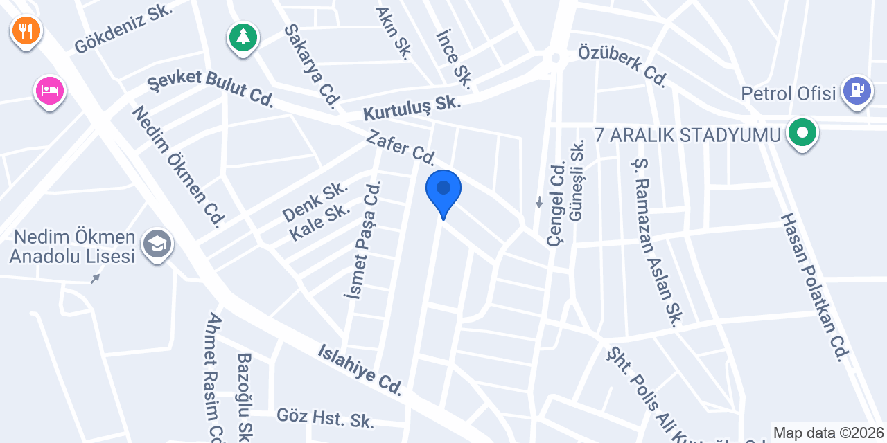Çetin Mobilya konumu