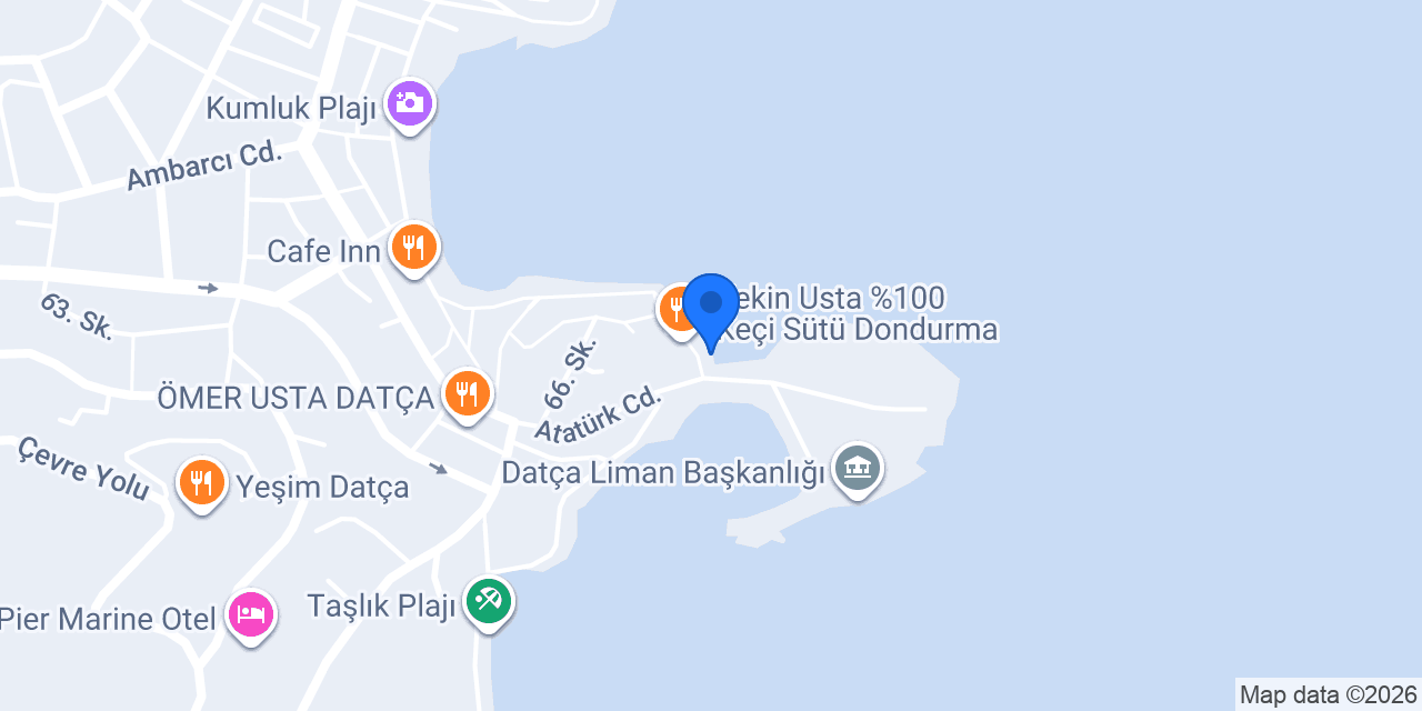 Datça Tekne Turu Mehmet Ali Kaptan konumu