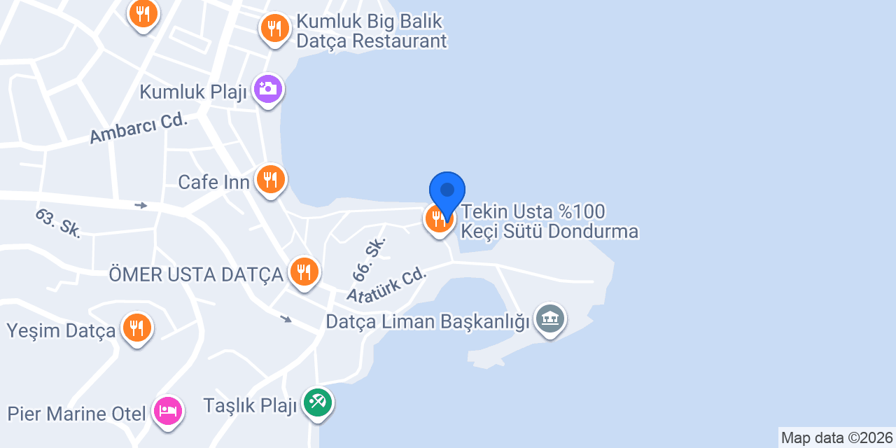 Datça Kordelya Yatçılık konumu