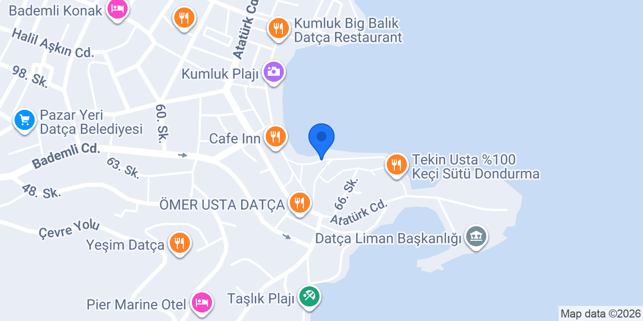 Datça otomat konumu