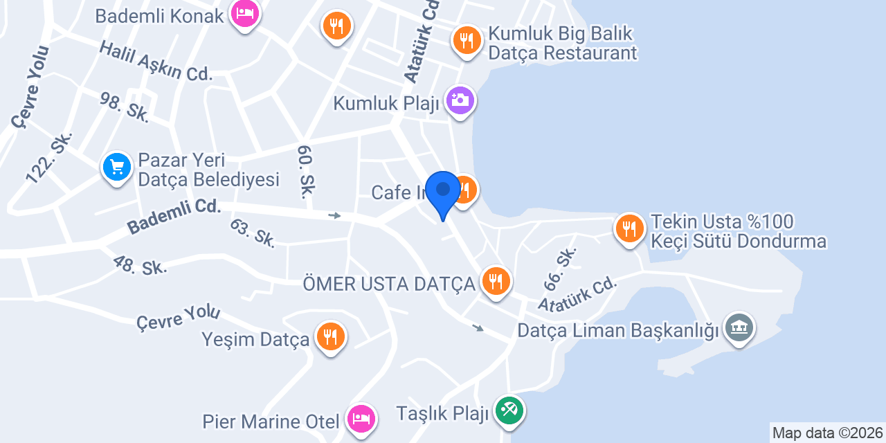 Datça İskele Emlak konumu