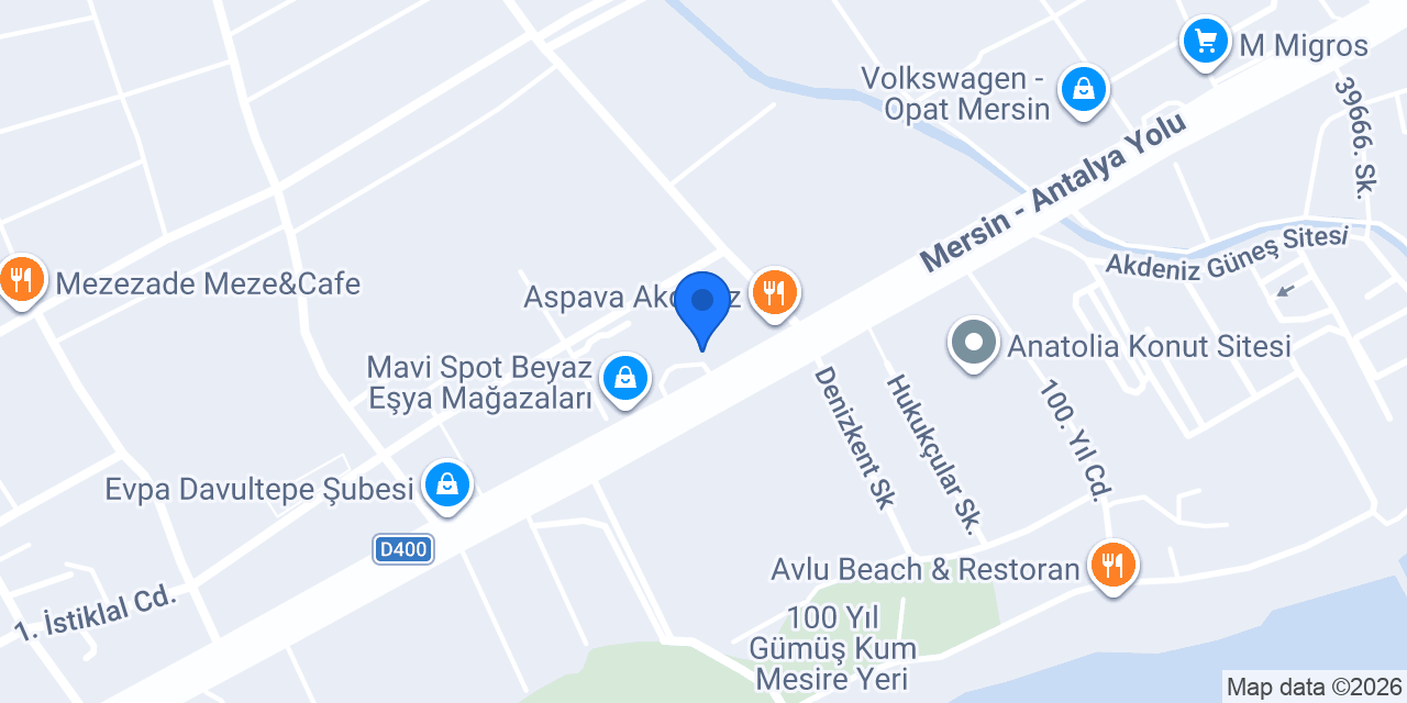 Şimşekoğlu Yapı Market konumu