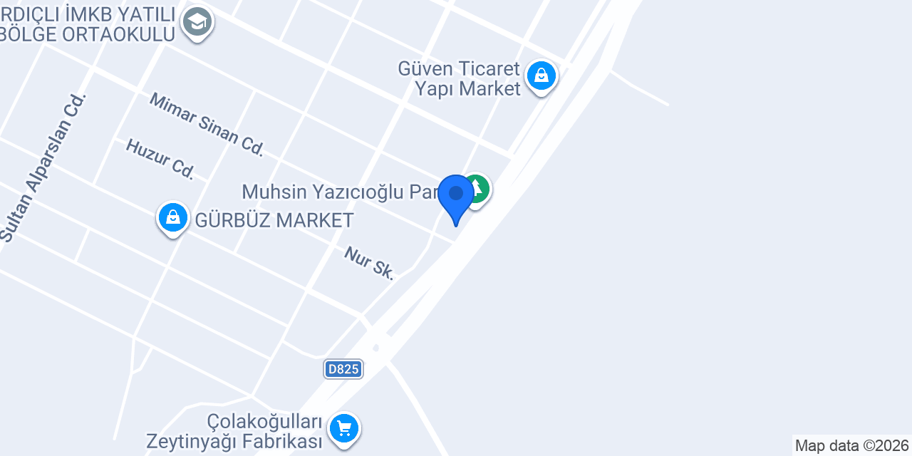 Furkan Ekmek Fabrikası konumu