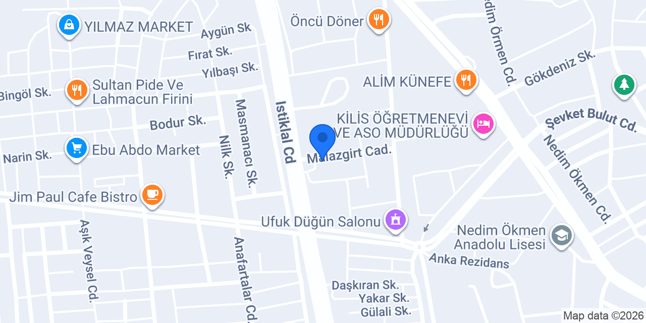 Kilis Çevre Danışmanlık konumu