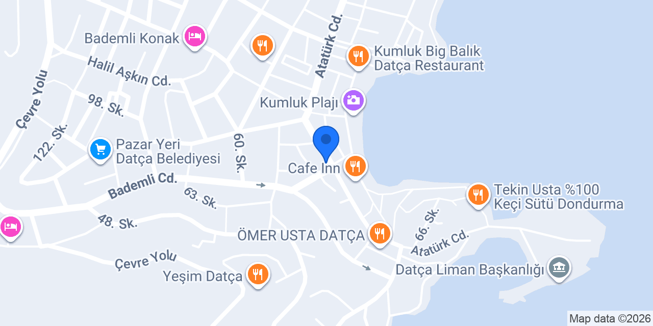 Zeki Triko Datça konumu