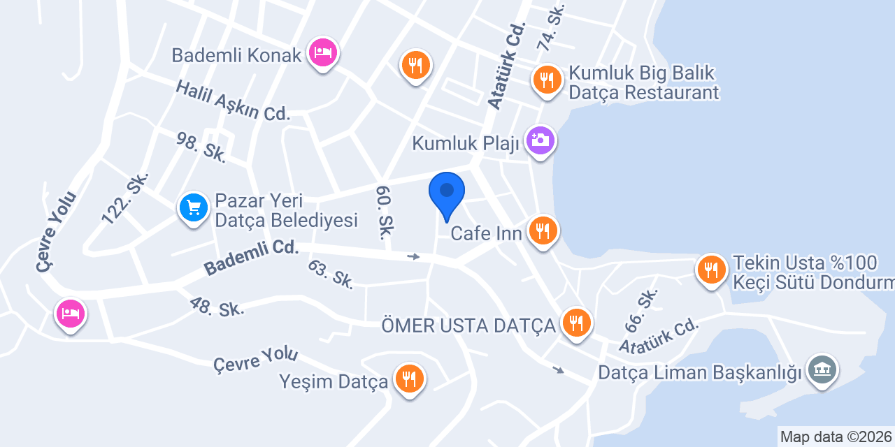 Tostçu Ali Baba (Datça 's fast food) Açılış uyanınca, kapanış sıkılınca konumu