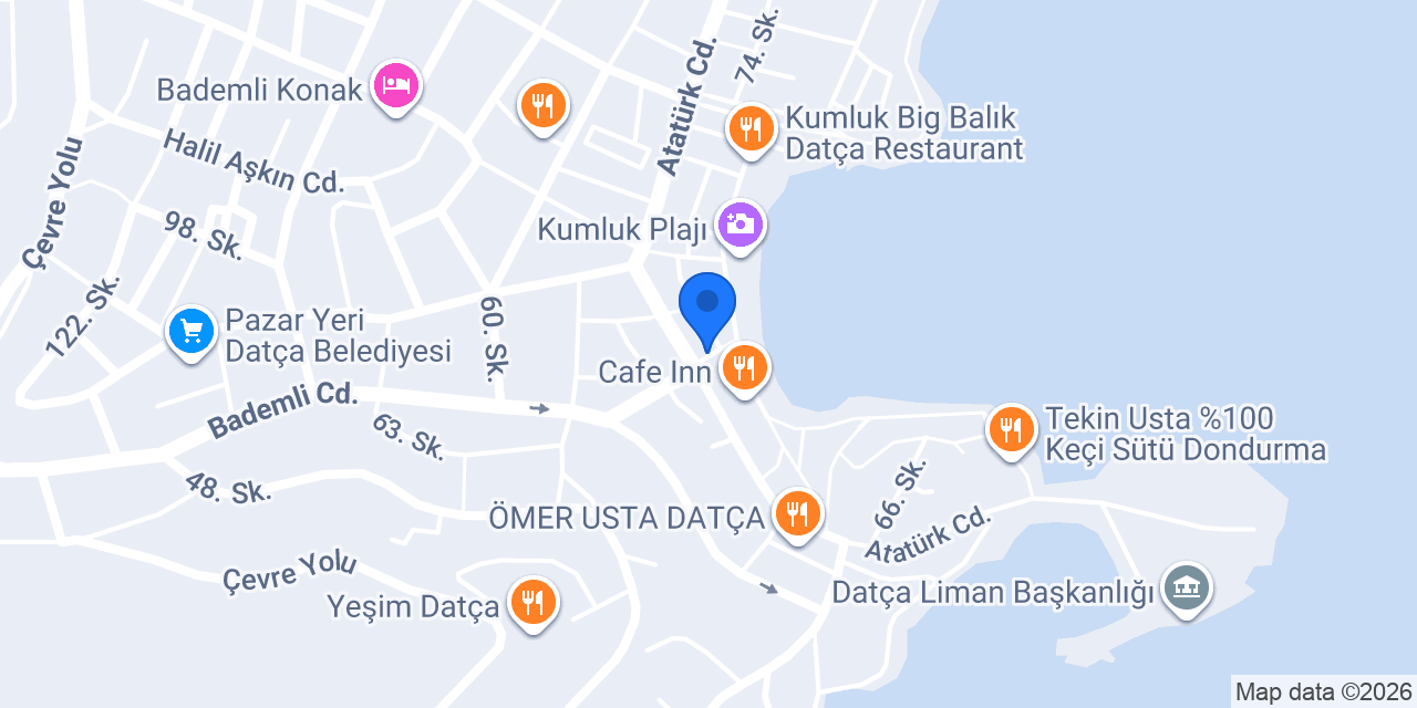 Datça Gumru Bükü konumu