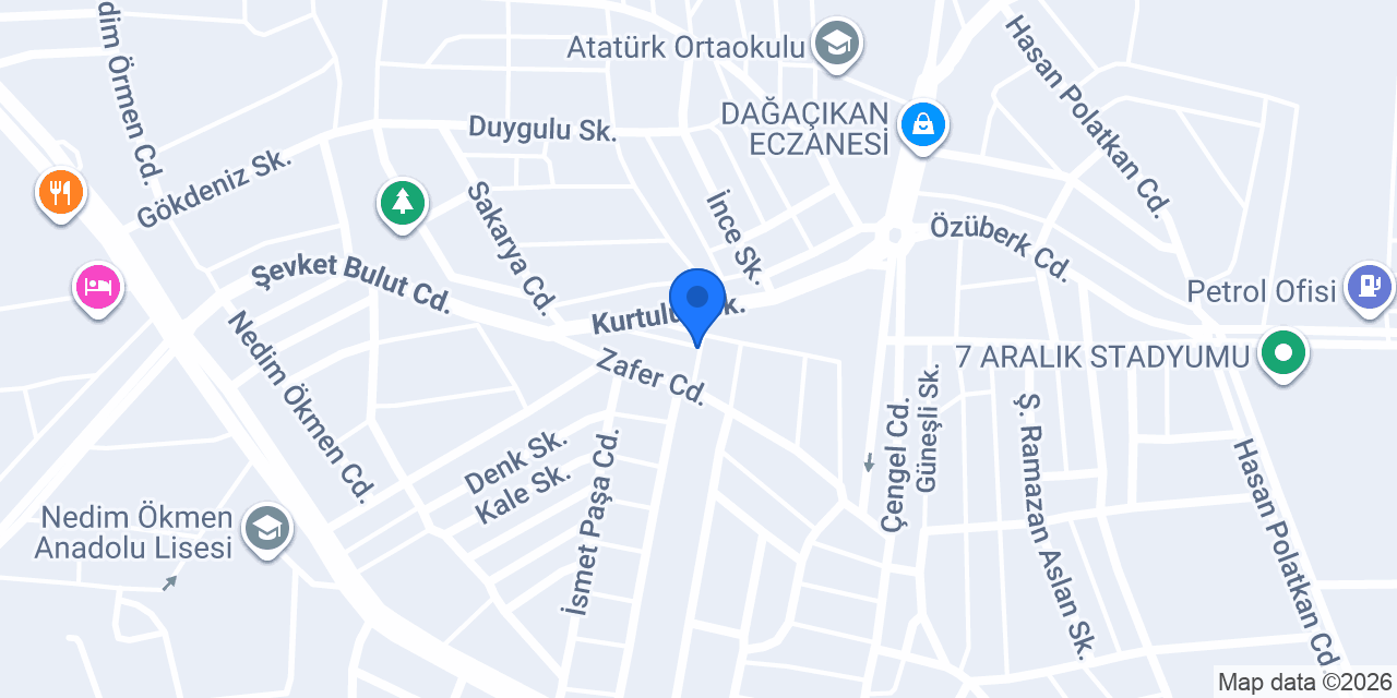 Çağdaş Stüdyo 2 konumu