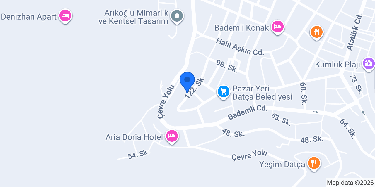Datças konumu