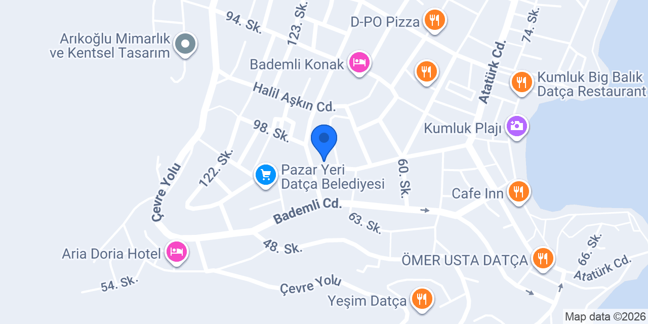 Aydem-Faturamatik-Datça Yapı Elektrik Mühendislik konumu