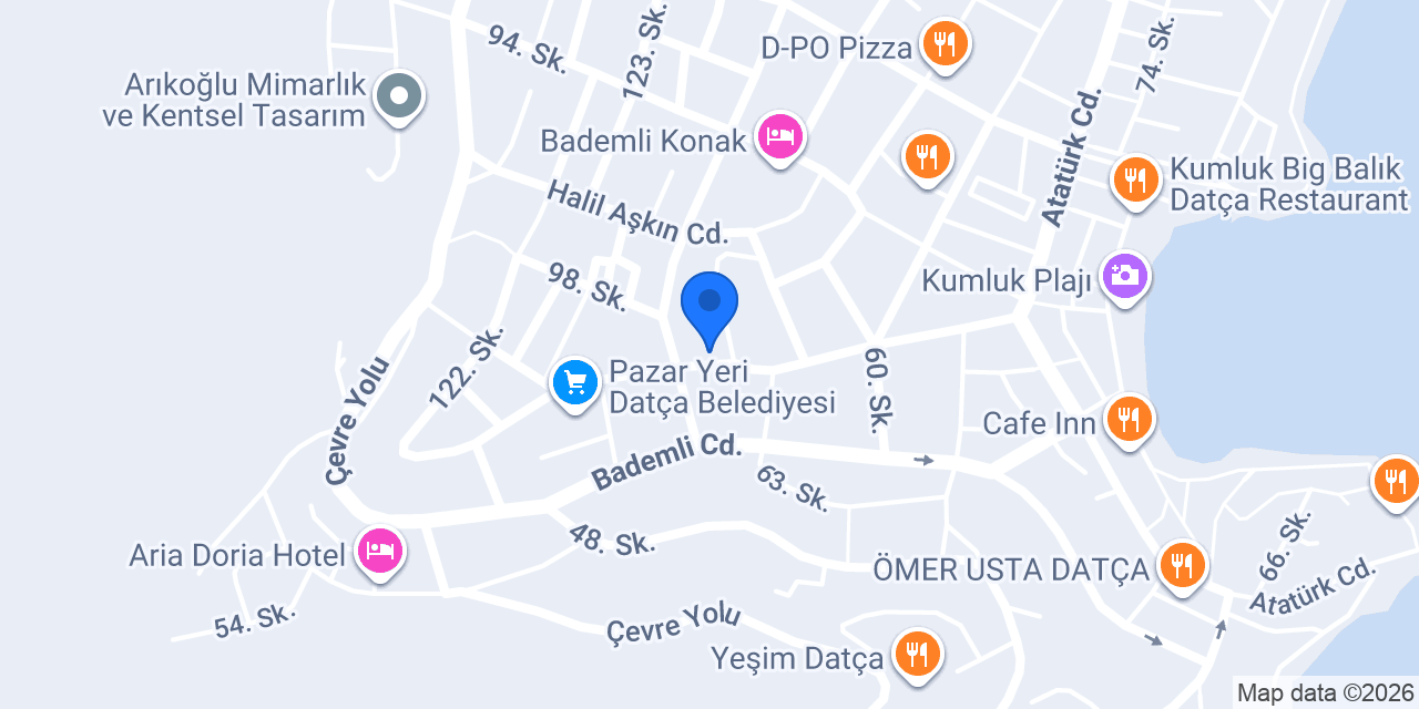 Datça Elektronik konumu