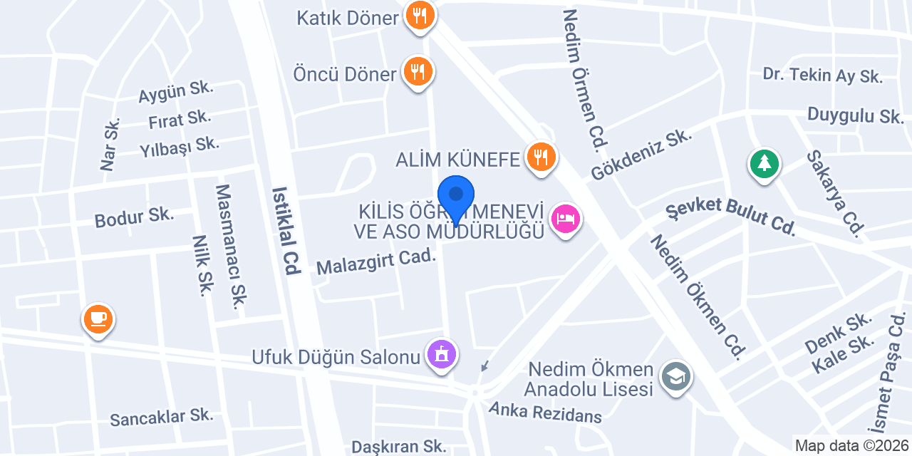 Avlu Dessert konumu