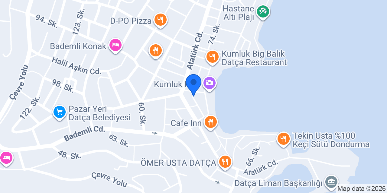 Datça Girgin Reklam konumu