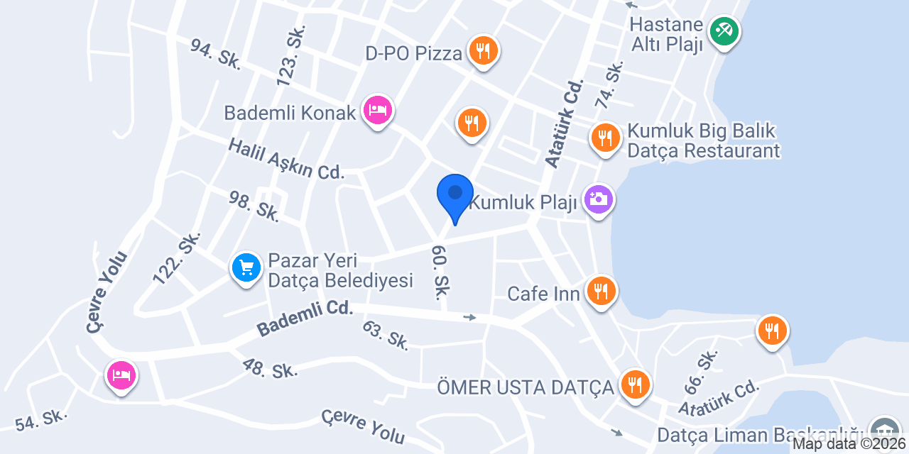 Datça Zeynep Tuhafiye konumu