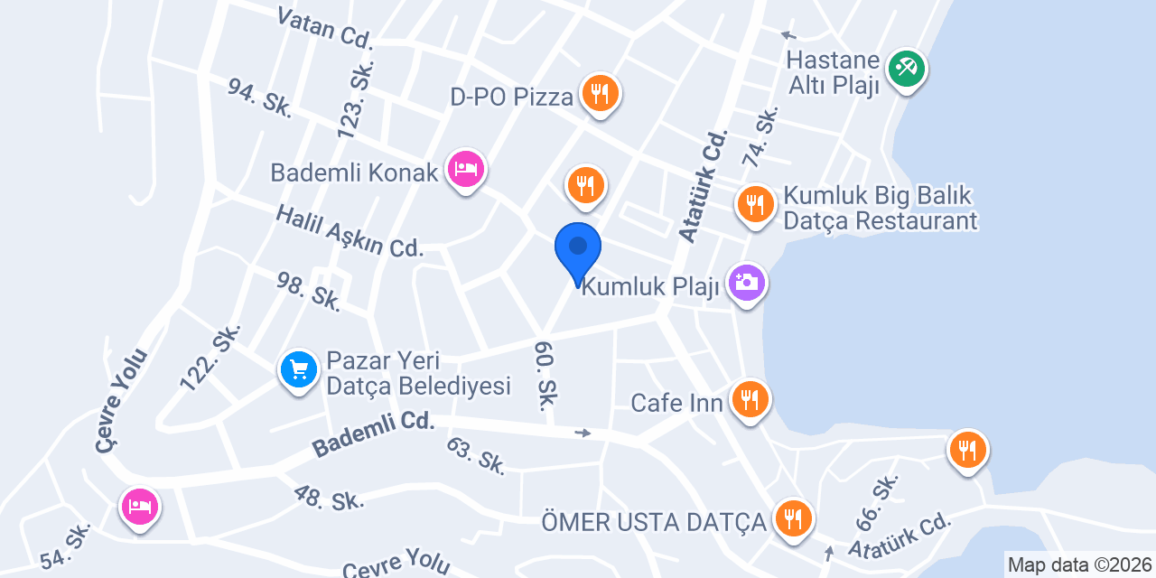 Datça İstikbal Konfeksiyon konumu