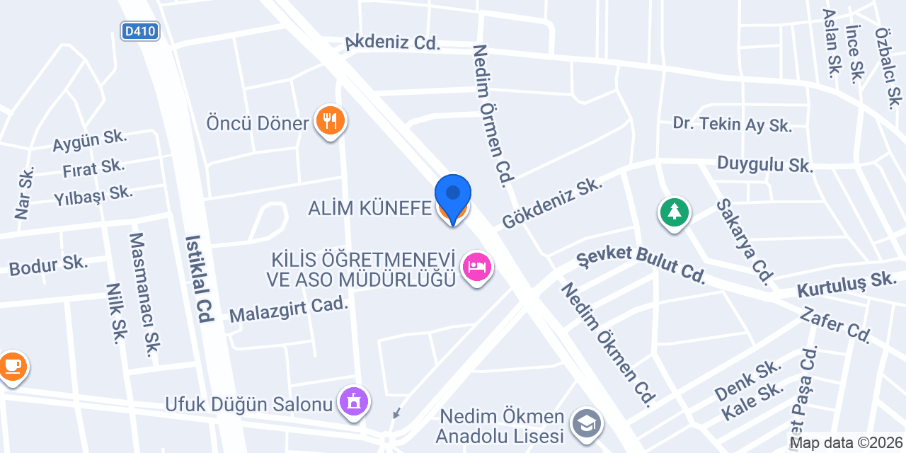 ALİM KÜNEFE konumu