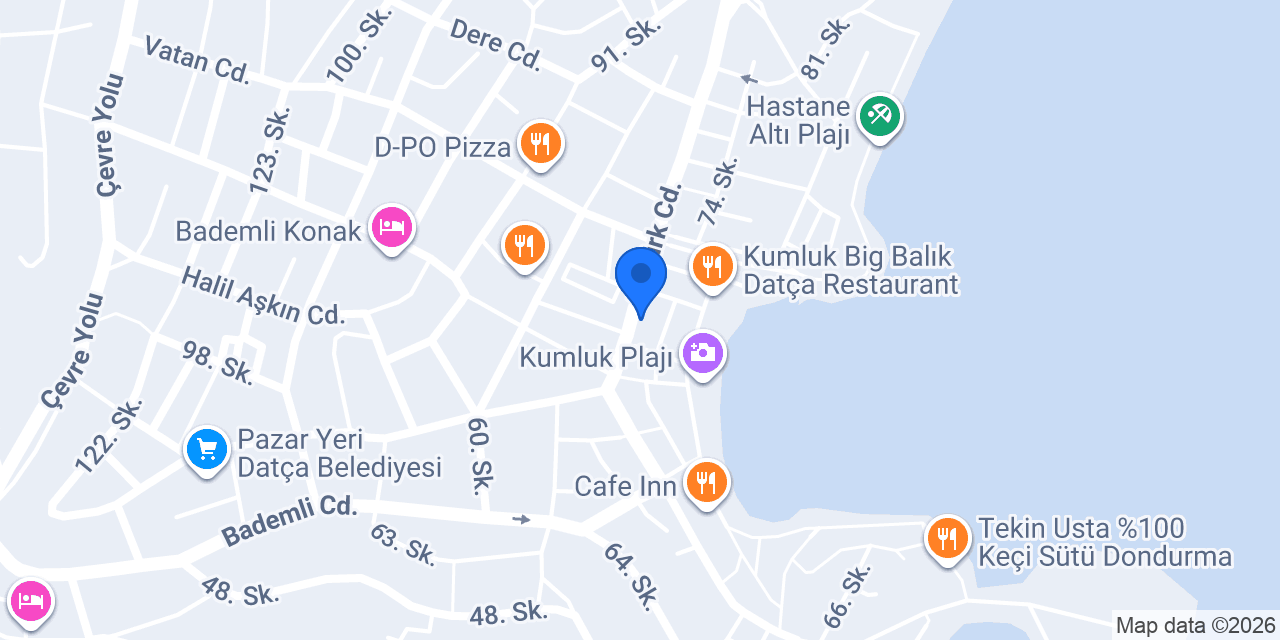 Canbey Emlak l Real Estate l Datça konumu