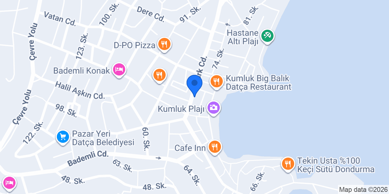 Datça 'da Ne Var? konumu