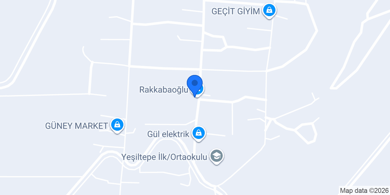 Rakkabaoğlu konumu