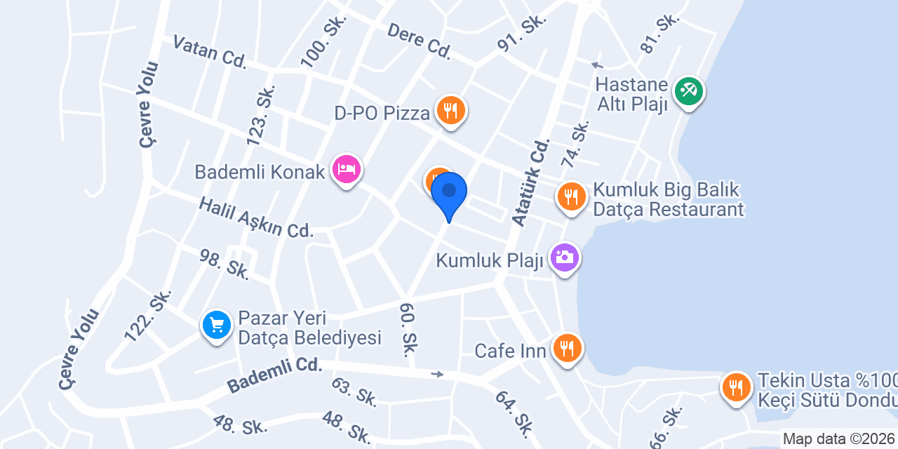 DÜNYA DÖNER DATÇA konumu