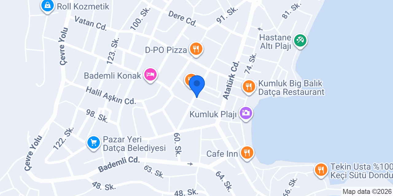 Datça Mert Emlak konumu