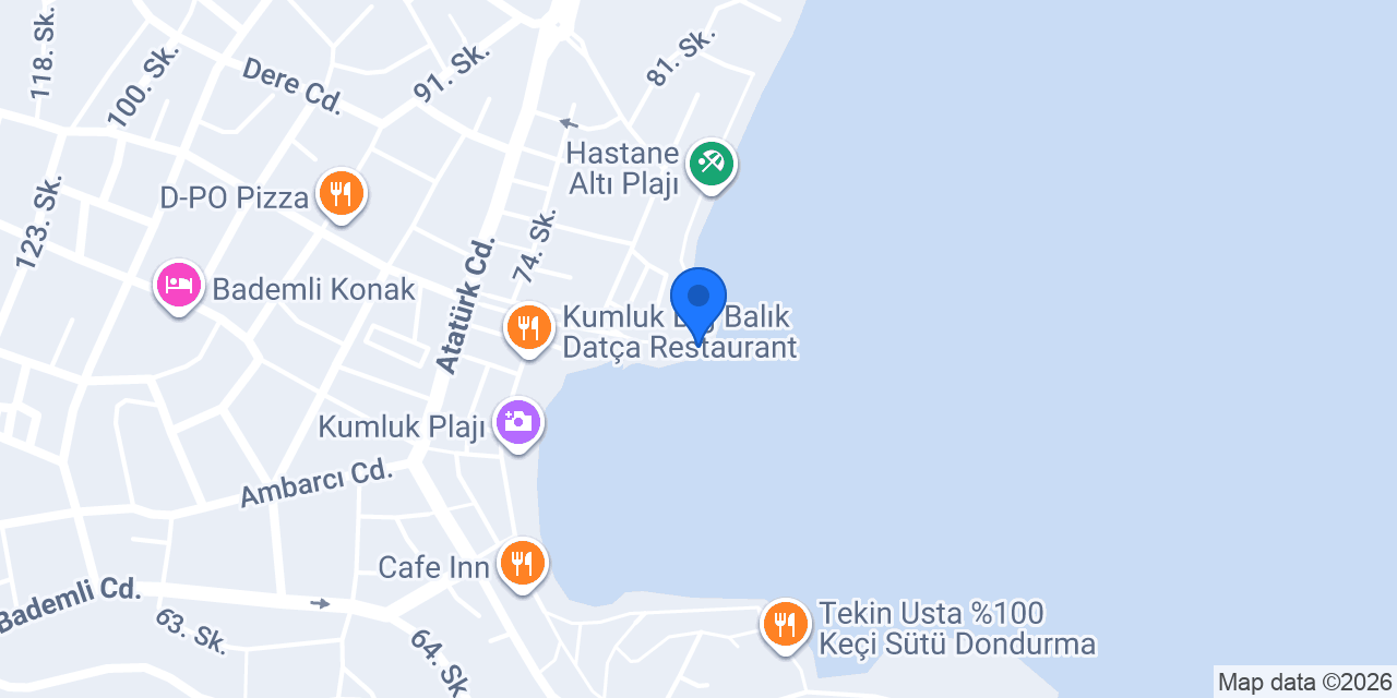 SYANA YACHTING DATÇA konumu
