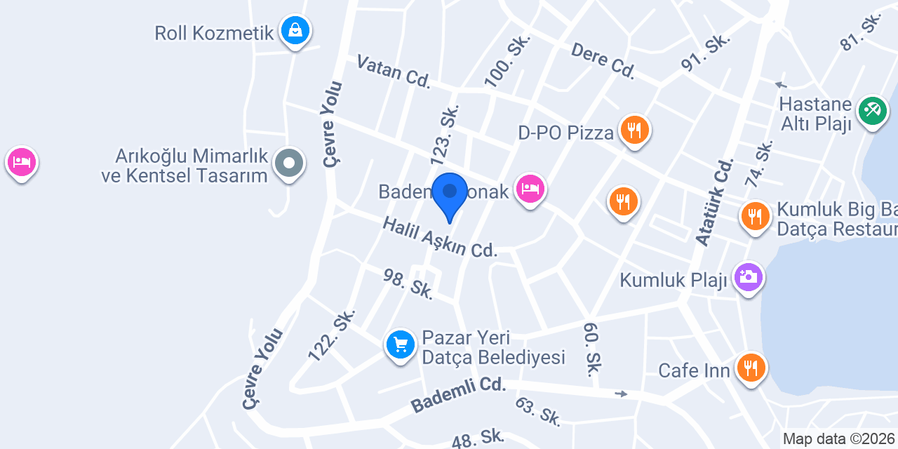 Özgüm Suit Datça konumu