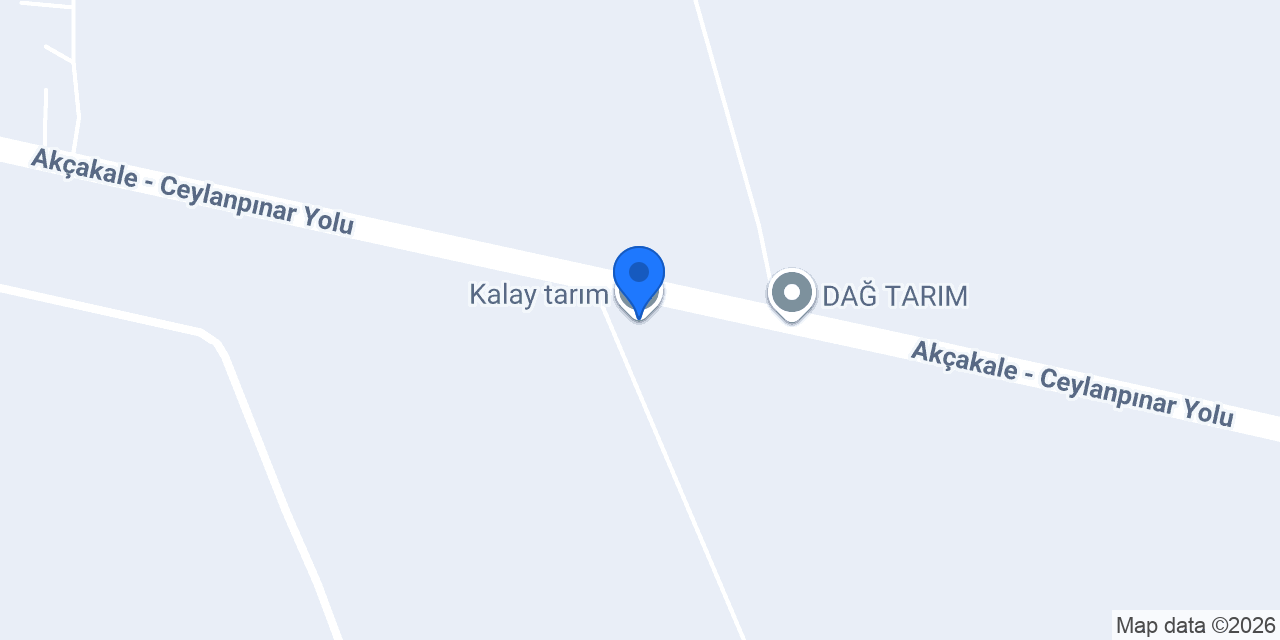Kalay tarım konumu
