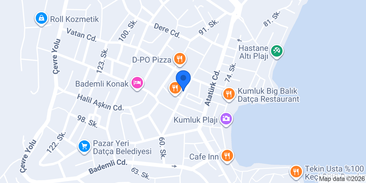 Moda Datça Bayan Kuaförü konumu