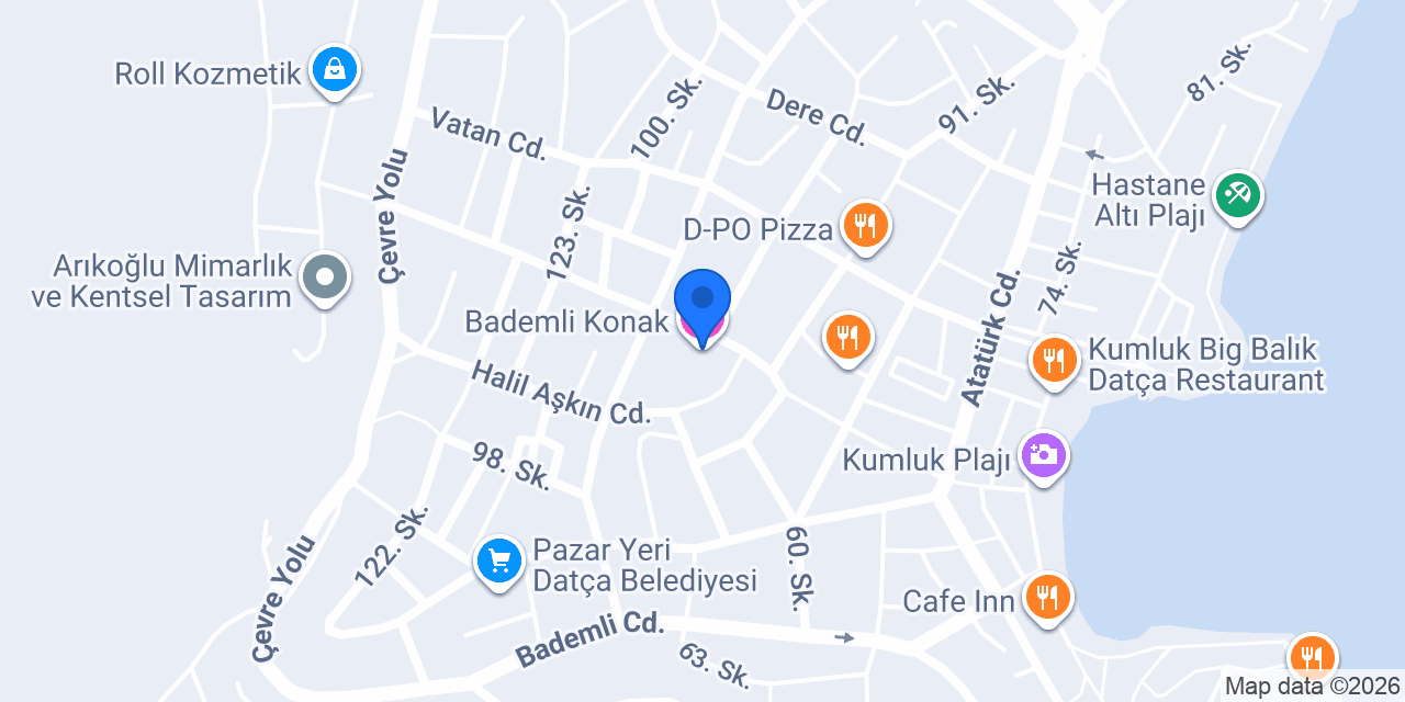 Bademli Konak konumu