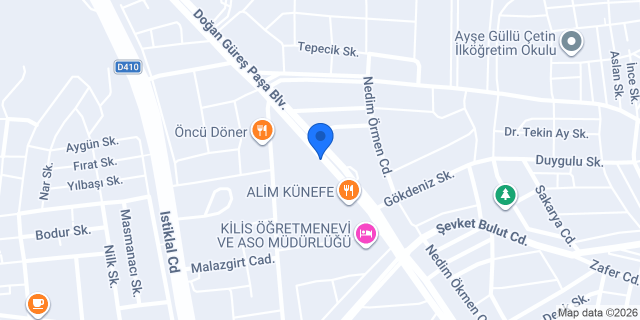 Kokoreççi Yusuf Usta Kilis konumu