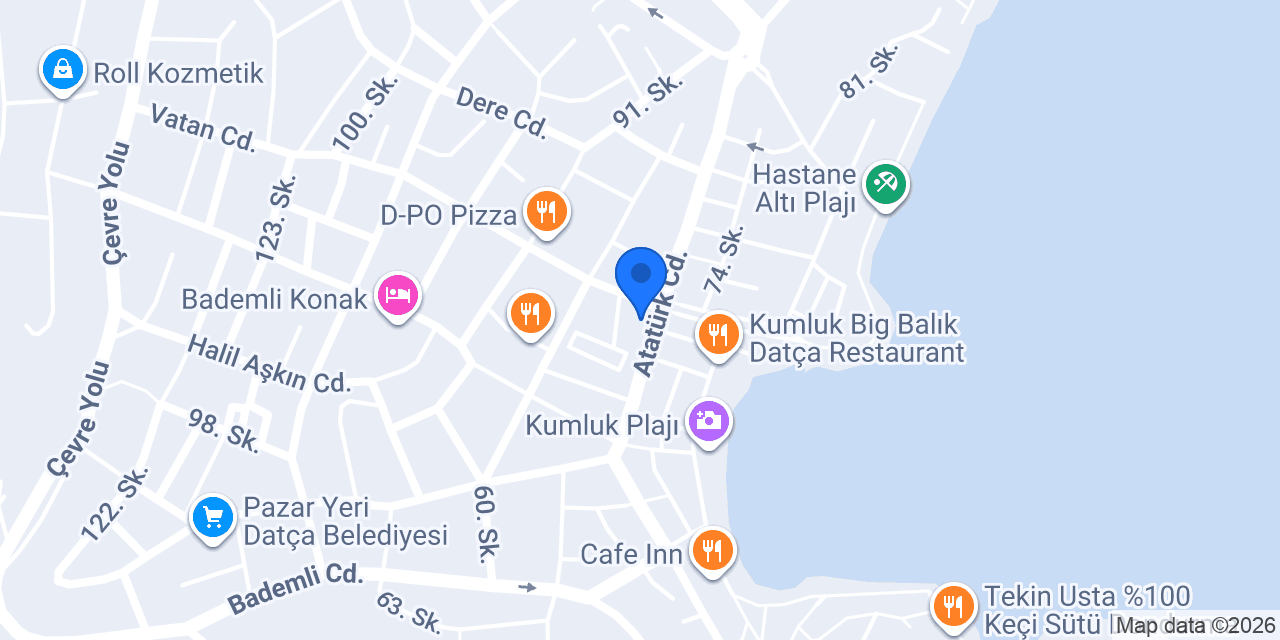 DATÇA ÖZGÜR TAKSİ konumu