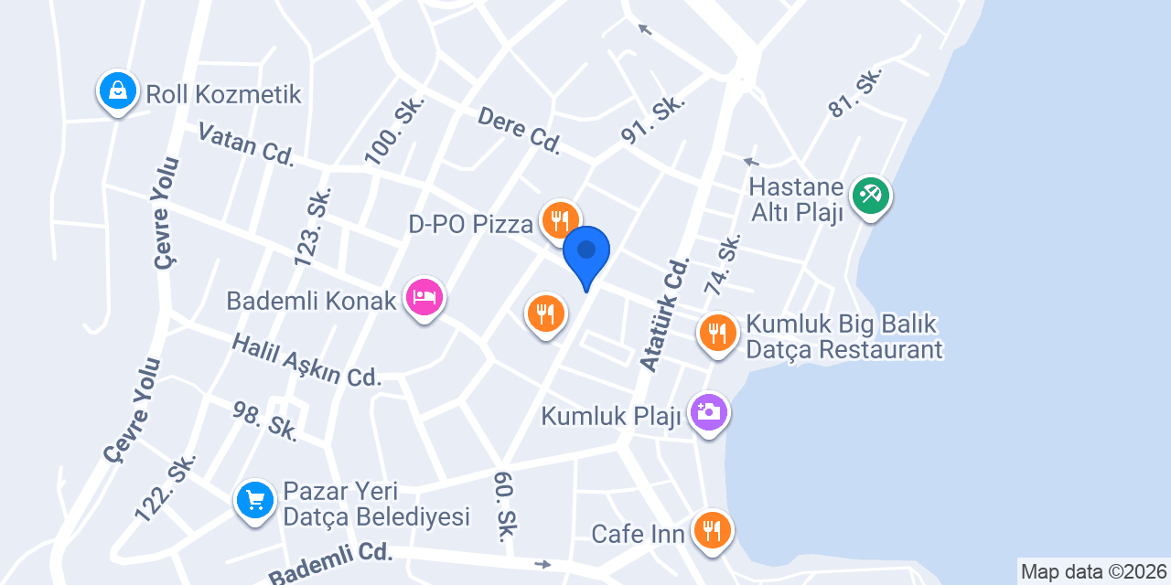 Datça Nahit Ustanın Yeri konumu