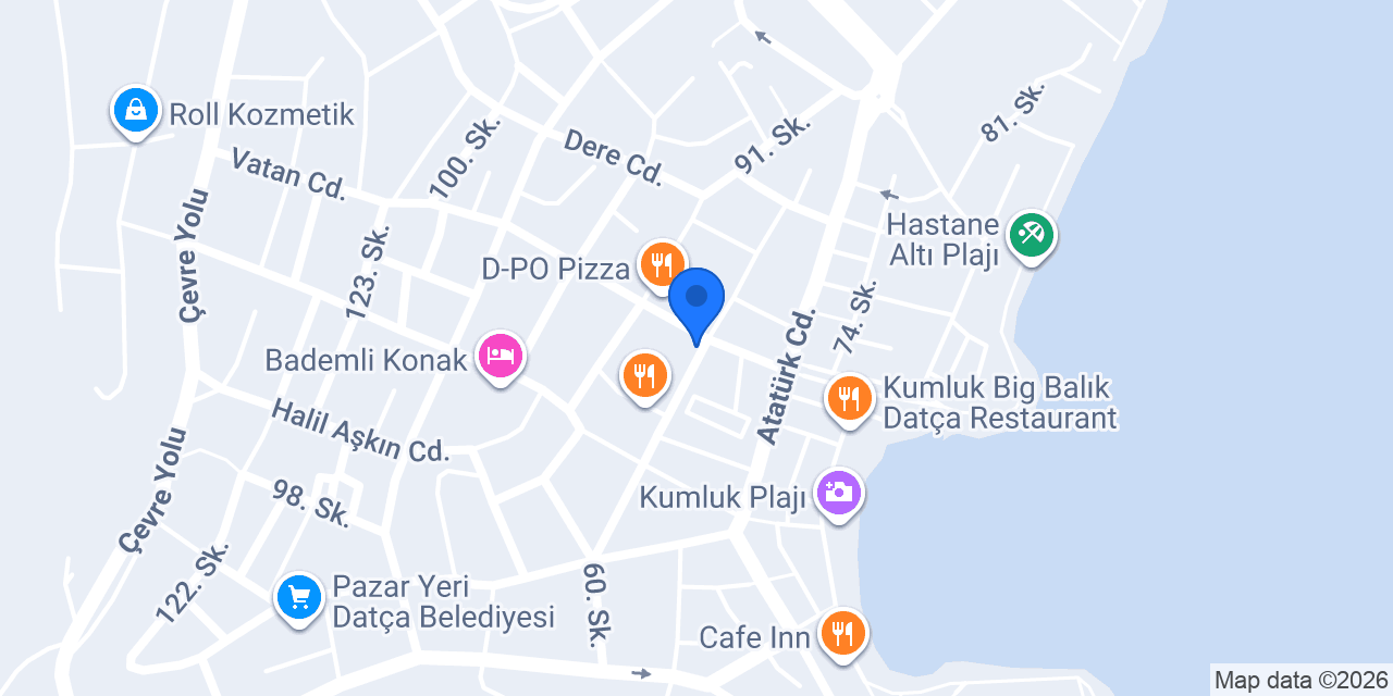 DATÇA MARKET konumu