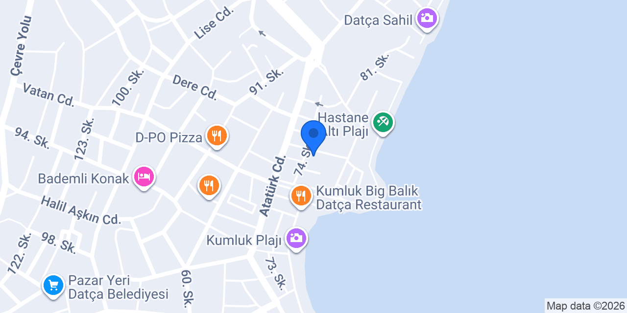 Datça 2. Noterliği konumu