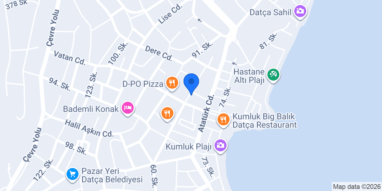 KAVRUK DATÇA konumu