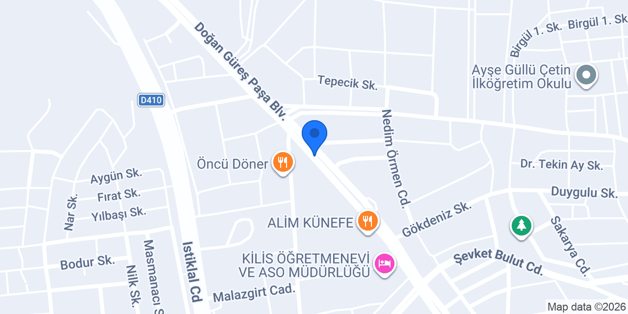 KİLİS HAS BAHARAT konumu
